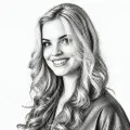Stipple portrait of Taylor Sosa