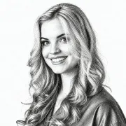 Stipple portrait of Taylor Sosa