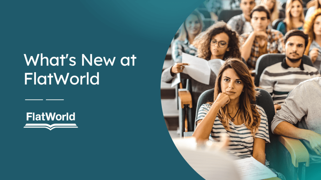 What's New at FlatWorld